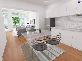 Altbauflair trifft modernen Wohnkomfort – Gartenidylle mitten in der Stadt - überzeugen Sie sich selbst von diesem 3- Zimmer-Wohntraum, 399000 €, Immobilien-Wohnungen in 1160 Ottakring