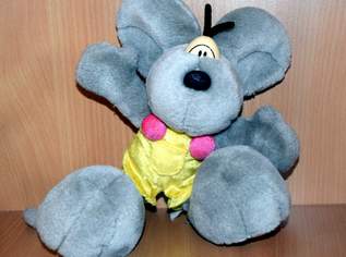 Diddl Plüschfigur Diddl Maus grau gelbe Hose, 16 €, Kindersachen-Spielzeug in 3370 Gemeinde Ybbs an der Donau