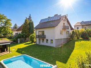 Familienparadies in Leonding – Einfamilienhaus mit Pool & sonnigem Garten, 549000 €, Immobilien-Häuser in 4060 Leonding Familienparadies in Leonding – Einfamilienhaus mit Pool & sonnigem Garten, 549000 €, Immobilien-Häuser in 4060 Leonding