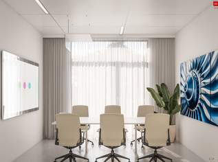 171,17 m² Büro-/Ordinations- u. Geschäftsflächen auf einer Ebene mit flexiblen Ausbaumöglichkeiten direkt an der Salzburger Straße, 2054.04 €, Immobilien-Gewerbeobjekte in 4060 Leonding