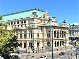 STAATSOPER-NÄHE, klimatisiertes 110 m2 Büro oder Praxis, 3 Zimmer, Extraküche, 2 Bäder, Opernring, 3172.73 €, Immobilien-Gewerbeobjekte in 1010 Innere Stadt