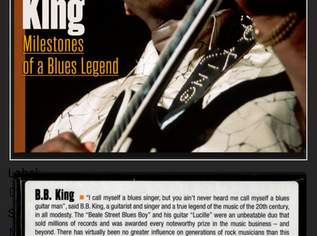 B.B.King100&BluesAZ AaronZzTop Uvm., 1 €, Marktplatz-Musik & Musikinstrumente in 1190 Döbling