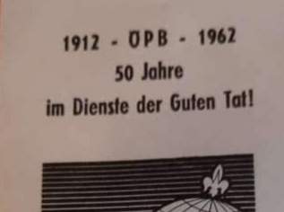 ERSTTAG BRIEFMARKE / 50 Jahre Pfadfinder