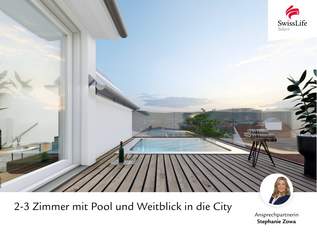 2-3 Zimmer mit Pool und Weitblick in die City, 613200 €, Immobilien-Wohnungen in 1070 Neubau 2-3 Zimmer mit Pool und Weitblick in die City, 613200 €, Immobilien-Wohnungen in 1070 Neubau
