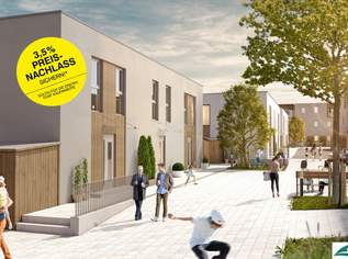 BAUSTART ERFOLGT - modernes Neubauprojekt in Krems-Gneixendorf - Eckreihenhaus inklusive Parkplatz - provisionsfrei!, 514400 €, Immobilien-Häuser in 3500 Gneixendorf