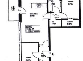 3-Zimmer-Neubau mit Loggia direkt bei der Donau, 1299 €, Immobilien-Wohnungen in 1220 Donaustadt