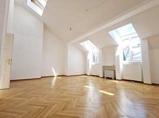 GONZAGAGASSE, BÖRSE-NÄHE, klimatisiertes 122 m2 Dachgeschoss mit 8 m2 Terrasse, 3 Zimmer, Komplettküche, 2 Bäder, Parketten, 3355.43 €, Immobilien-Wohnungen in 1010 Innere Stadt