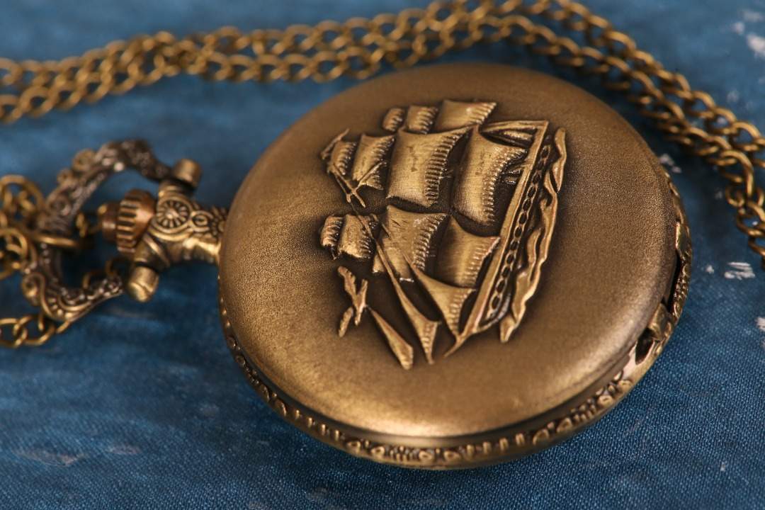 Neue Taschenuhr Segelschiff Neue Taschenuhr Segelschiff