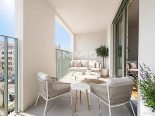 Lichtdurchfluteter Erstbezug: 3-Zimmer mit Loggia und Weitblick in top Lage!, 528500 €, Immobilien-Wohnungen in 1120 Meidling