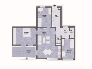 Wohnen in Graz Geidorf - Exklusive Eigentumswohnung (89m²) mit Terrasse in bester Lage! Provisionsfrei, 492596 €, Immobilien-Wohnungen in 8010 