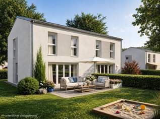 Niedrigenergie-Ziegelmassiv Doppelhaus | LWP, PV-Anlage | 4 Zimmer | Terrasse, Eigengarten & 2 Parkplätzen, 619900 €, Immobilien-Häuser in 2540 Bad Vöslau Niedrigenergie-Ziegelmassiv Doppelhaus | LWP, PV-Anlage | 4 Zimmer | Terrasse, Eigengarten & 2 Parkplätzen, 619900 €, Immobilien-Häuser in 2540 Bad Vöslau