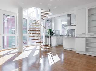 Stilvolle Maisonette-Wohnung über den Dächern von Linz mit Dachterrasse, 460000 €, Immobilien-Wohnungen in Oberösterreich