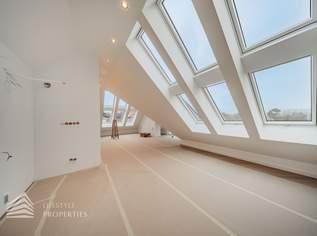 Erstbezug! Exklusive 3-Zimmer DG-Wohnung, Nähe Pötzleinsdorfer Schlosspark, 1820000 €, Immobilien-Wohnungen in 1180 Währing