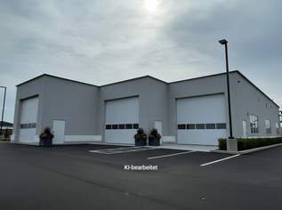 LKW Werkstatt/Halle PROVISIONSFREI!! mit 2 gut beleuchteten Dachkuppeln und Sektionaltor 25m lang T3, 1850 €, Immobilien-Gewerbeobjekte in 2601 Sollenau