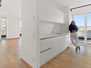 Elegante 3-Zimmer-Wohnung mit herrlichem Donaupanorama!, 2320 €, Immobilien-Wohnungen in 1220 Donaustadt