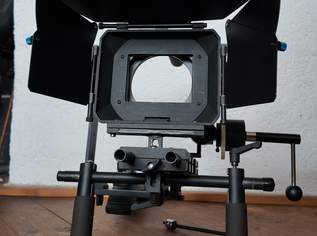 Schulter-Rig mit Käfig und Mattebox für DSLR-Kameras