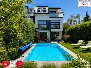 Moderne Designvilla mit Pool, Wintergarten, Kamin - Massivbau in Toplage mit perfekter Anbindung an die U6 (550 m) und Badner Bahn (350 m), 1898000 €, Immobilien-Häuser in 1120 Meidling Moderne Designvilla mit Pool, Wintergarten, Kamin - Massivbau in Toplage mit perfekter Anbindung an die U6 (550 m) und Badner Bahn (350 m), 1898000 €, Immobilien-Häuser in 1120 Meidling