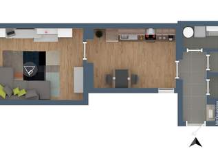 Lichtdurchflutete 39 m² Kleinwohnung mit separater Küche in Puntigam, 553.88 €, Immobilien-Wohnungen in 8055 Lichtdurchflutete 39 m² Kleinwohnung mit separater Küche in Puntigam, 553.88 €, Immobilien-Wohnungen in 8055