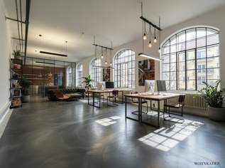 Modernes Loft-Büro in historischer Seidenfabrik – einzigartiger Backsteincharme & hochwertige Ausstattung, 2629.39 €, Immobilien-Gewerbeobjekte in 1060 Mariahilf Modernes Loft-Büro in historischer Seidenfabrik – einzigartiger Backsteincharme & hochwertige Ausstattung, 2629.39 €, Immobilien-Gewerbeobjekte in 1060 Mariahilf