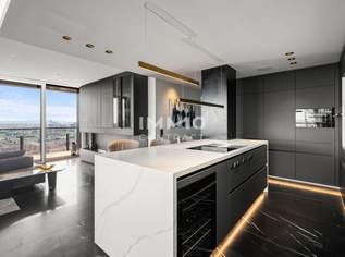Ein Meisterwerk der Innenarchitektur und Technik : Penthouse mit Blick über ganz Wien, 3730000 €, Immobilien-Wohnungen in 1030 Landstraße