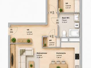 2 MONATE MIETFREI | 2-Zimmer-Wohnung in zentraler Lage, 761.28 €, Immobilien-Wohnungen in 8020 2 MONATE MIETFREI | 2-Zimmer-Wohnung in zentraler Lage, 761.28 €, Immobilien-Wohnungen in 8020