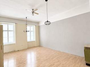 3-Zimmer-Altbauwohnung mit Balkon und Gestaltungspotenzial in 1080 Wien, 339000 €, Immobilien-Wohnungen in 1080 Josefstadt