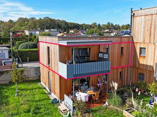 Urbanes Wohnen in Holzbauweise am Rosenhügel: 3-Zimmer mit Freiflächen im "Wildgarten", 495000 €, Immobilien-Wohnungen in 1120 Meidling
