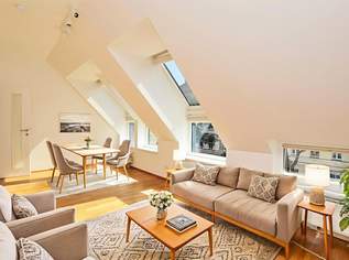 Helle Dachgeschosswohnung mit Charme und viel Freifläche, 495000 €, Immobilien-Wohnungen in 1140 Penzing