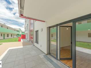 VIDEOTOUR: Zweitbezug in Hirschstetten (*Projekt Wallner-Hof*) - moderne 3-Zimmer Terrassenwohnung - unbefristet // ab März 2026 verfügbar!, 1253.16 €, Immobilien-Wohnungen in 1220 Donaustadt