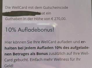 Wellcard 270€