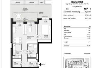 Bis zu 3 Monate MIETFREI! Große sonnige Terrasse inklusive!, 748.36 €, Immobilien-Wohnungen in 8020 Bis zu 3 Monate MIETFREI! Große sonnige Terrasse inklusive!, 748.36 €, Immobilien-Wohnungen in 8020