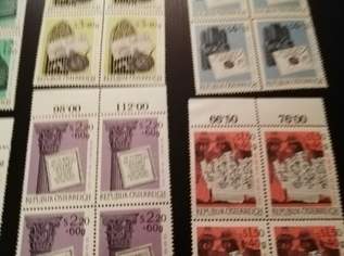 Österreichische Briefmarke WIPA 1965 Kompletter Satz in 4erBlocks