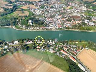 Exklusives Baugrundstück an der Donau mit fertigem Einfamilienhaus-Projekt, 379000 €, Immobilien-Grund und Boden in 4073 Wilhering