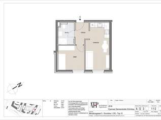 Attraktive 2-Zimmer Wohnung in unmittelbarer Nähe zur SCN, 715 €, Immobilien-Wohnungen in 1210 Floridsdorf