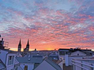 Loft-Charakter | offenes Wohnkonzept mit beeindruckender Raumhöhe | großzügige Panoramadachterrasse | FERNBLICK | Tiefgaragenstellplatz, 1395000 €, Immobilien-Wohnungen in 1080 Josefstadt