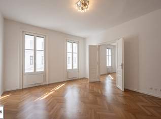 Roßauer Gasse: 4-Zimmer-Wohnung mit separater Küche, Balkon, Klimaanlage in sehr gutem Zustand nahe U4 - Besichtigungen ab MAI - jetzt vormerken!, 3052.81 €, Immobilien-Wohnungen in 1090 Alsergrund