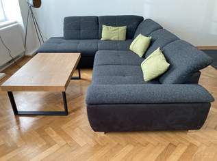 Xora Ecksofa Chenille Schwarz - 1 Jahr alt, top Zustand, inkl. Couchtisch, 1500 €, Haus, Bau, Garten-Möbel & Sanitär in 8623 Aflenz