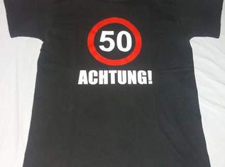 Geburtstag T-Shirt ACHTUNG 50 Jubiläum Shirt