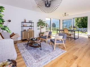 LUXUS - 3 Zimmer Erstbezugs - Gartenwohnung mit traumhaften Seeblick direkt am Wasser sowie eigenem Badeplatz am Mondsee - PROVISIONSFREI, 1092000 €, Immobilien-Wohnungen in 5310 Mondsee