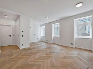 Nächst Schlossquadrat und U4: Sanierter Drei-Zimmer-Altbau in charmanter Liegenschaft!, 649000 €, Immobilien-Wohnungen in 1050 Margareten