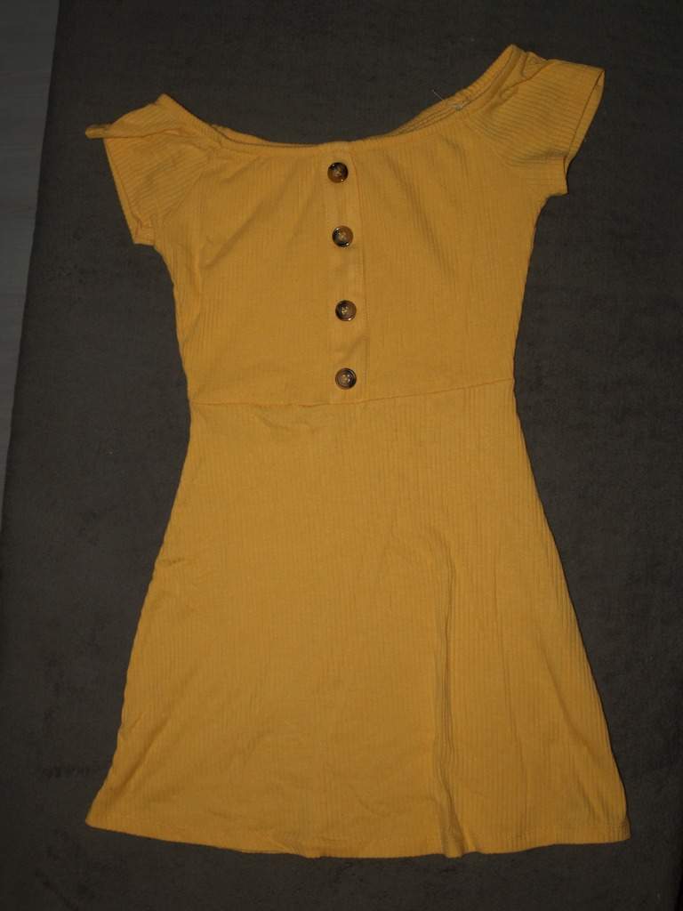Mädchen Sommerkleid gelb
