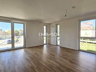 Zentral - modern - hell: Perfekte 2-Zimmer-Wohnung mit Balkon im Erstbezug in grüner Anlage, 302400 €, Immobilien-Wohnungen in 2333 Gemeinde Leopoldsdorf