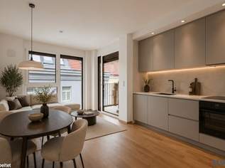 ERSTBEZUG mit Loggia | 3. OG | 2-Zimmer Neubau | Ost-Ausrichtung | Fernwärme | Fassadenbegrünung | TG-Stellplatz optional | Nachhaltiges Wohnbauprojekt, 299200 €, Immobilien-Wohnungen in 1170 Hernals