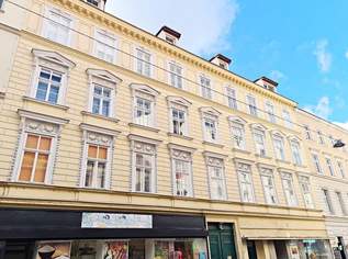 NASCHMARKT-NÄHE, 62 m2 Dachgeschoß, 2 Zimmer, Küche, Wannenbad, Parketten, U4-Nähe, Kettenbrückengasse, 1174.7 €, Immobilien-Wohnungen in 1050 Margareten