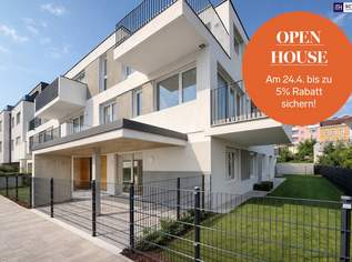 OPEN HOUSE 24.4.! Bis zu -5% Rabatt sichern! FERTIGGESTELLT! Hochwertig I Nachhaltig I Ruhig I Perfekt angebunden! 2-Zimmer Dachgeschoßwohnung im DAS WEGL!, 289206 €, Immobilien-Wohnungen in 2320 Schwechat