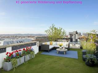Dachterrasse mit sensationellem 360 Grad Rundumblick!, 639000 €, Immobilien-Wohnungen in 1100 Favoriten