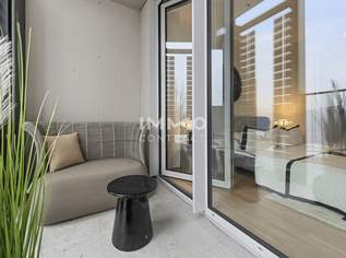 Helles Süd-Apartment im DC2 Tower mit Panoramablick und Außenfläche, 2000 €, Immobilien-Wohnungen in 1220 Donaustadt
