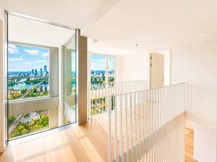 Penthouse Vienna: Duplex Sky Residence with Danube & City View, 2595000 €, Immobilien-Wohnungen in 1220 Donaustadt
