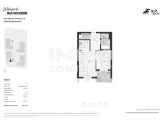 54,11qm 2Zi S-Balkonwohnung Erstbezug, Ökologische Bauweise, 689.01 €, Immobilien-Wohnungen in 3200 Gemeinde Ober-Grafendorf