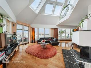 Exklusives Maisonette-Penthouse mit 3 Garagenplätzen, Nähe Augarten, 3480000 €, Immobilien-Wohnungen in 1020 Leopoldstadt